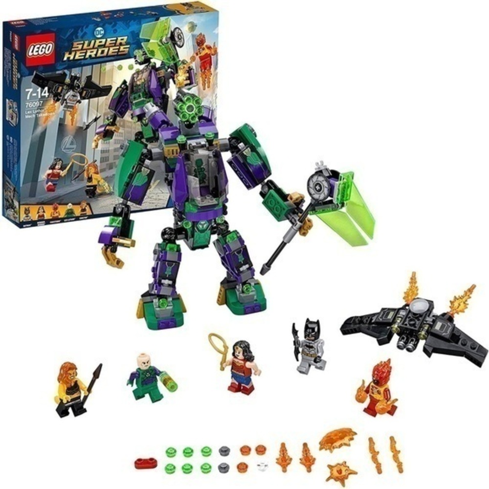 Like New Lego Set 76097 Lex Luthor™ Mech Takedown​